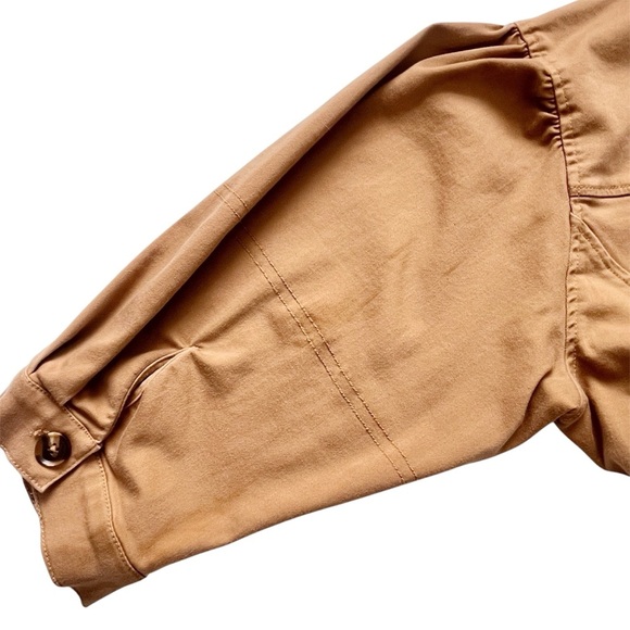 Lane Bryant Tan Puff Sleeve Jacket Size 24 - Picture 5 of 8